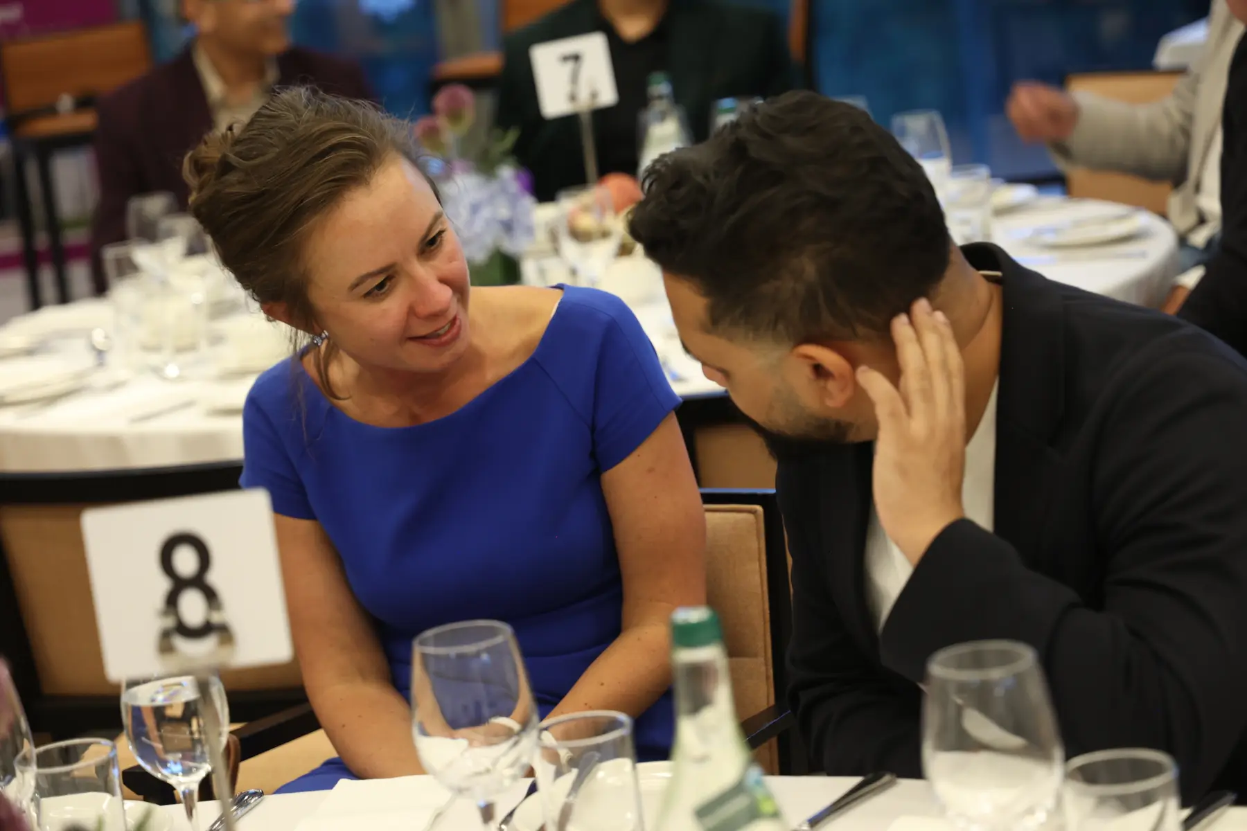 Delegates in conversation at the Congress dinner