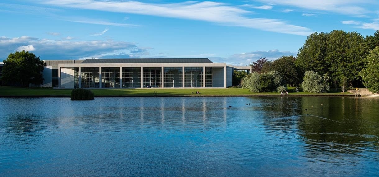 O'Reilly Hall from the lake, UCD Dublin